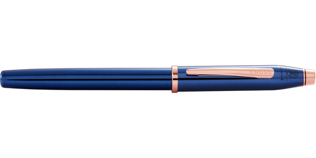 Century® II Translucent Cobalt Blue Lacquer Medium Nib Fountain Pen