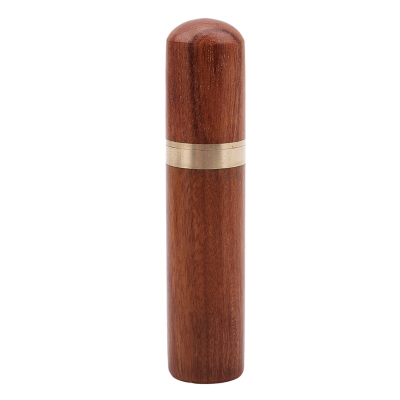 Portable Toothpick Holders – Keychain with Screw Cap in Aluminum & Wood Designs