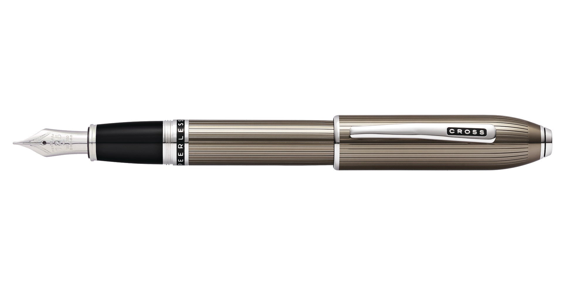 Peerless™ Translucent Titanium Gray Fountain Pen