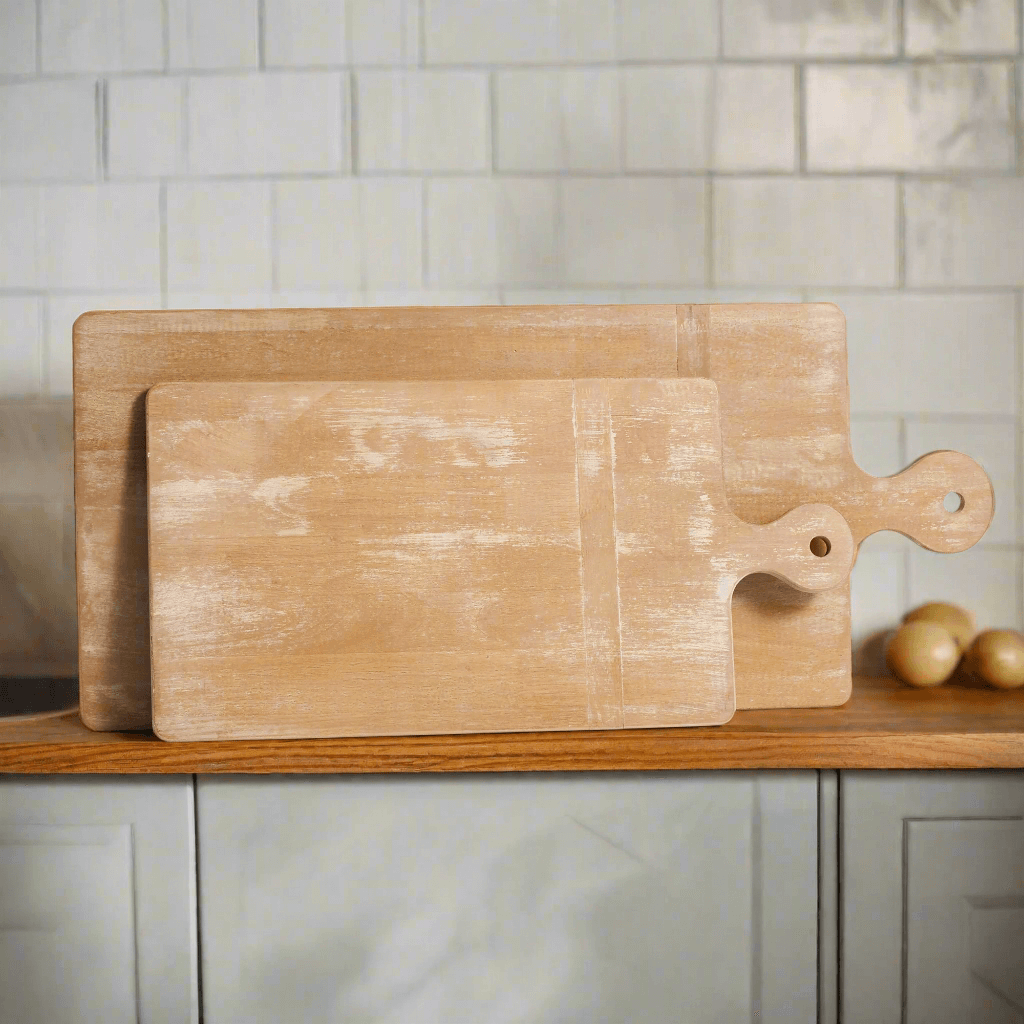 Vintage Farmhouse Wood Cutting Boards (Set of 2)