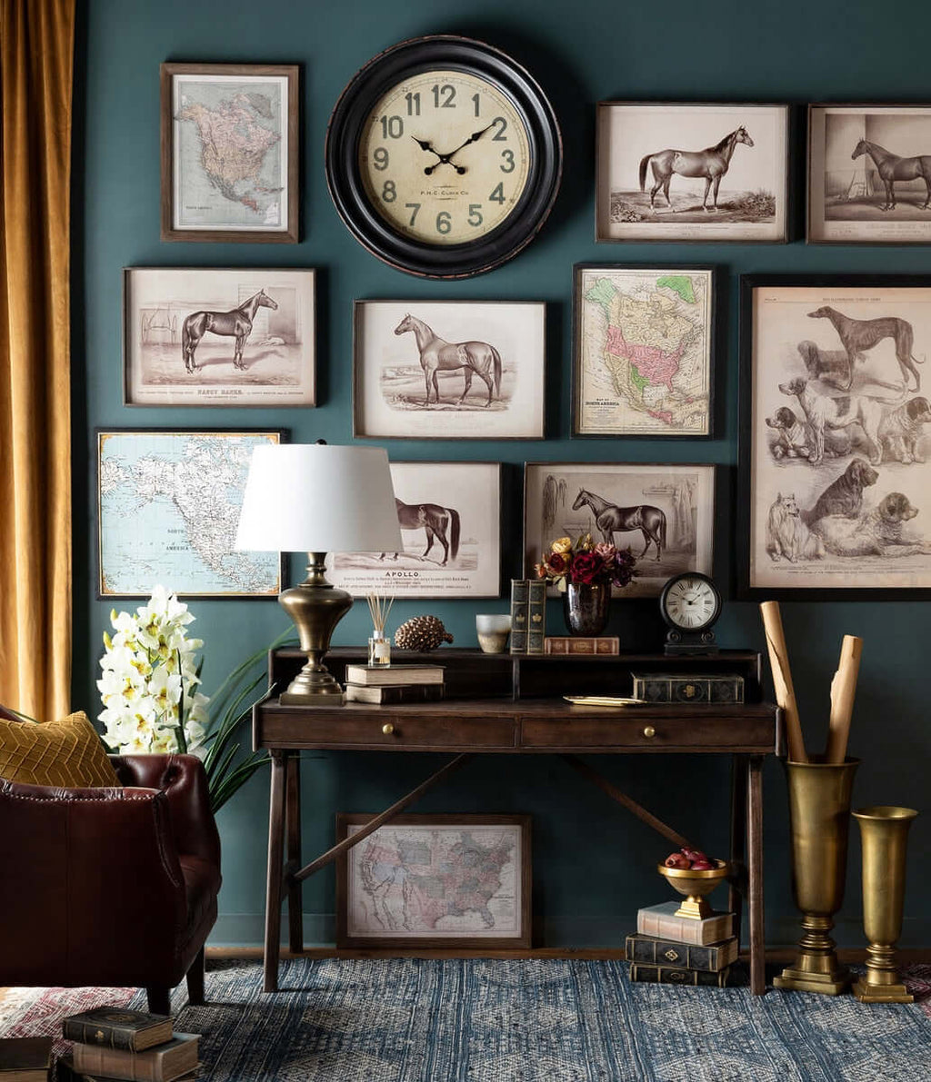 Antique 1850s United States Wall Map