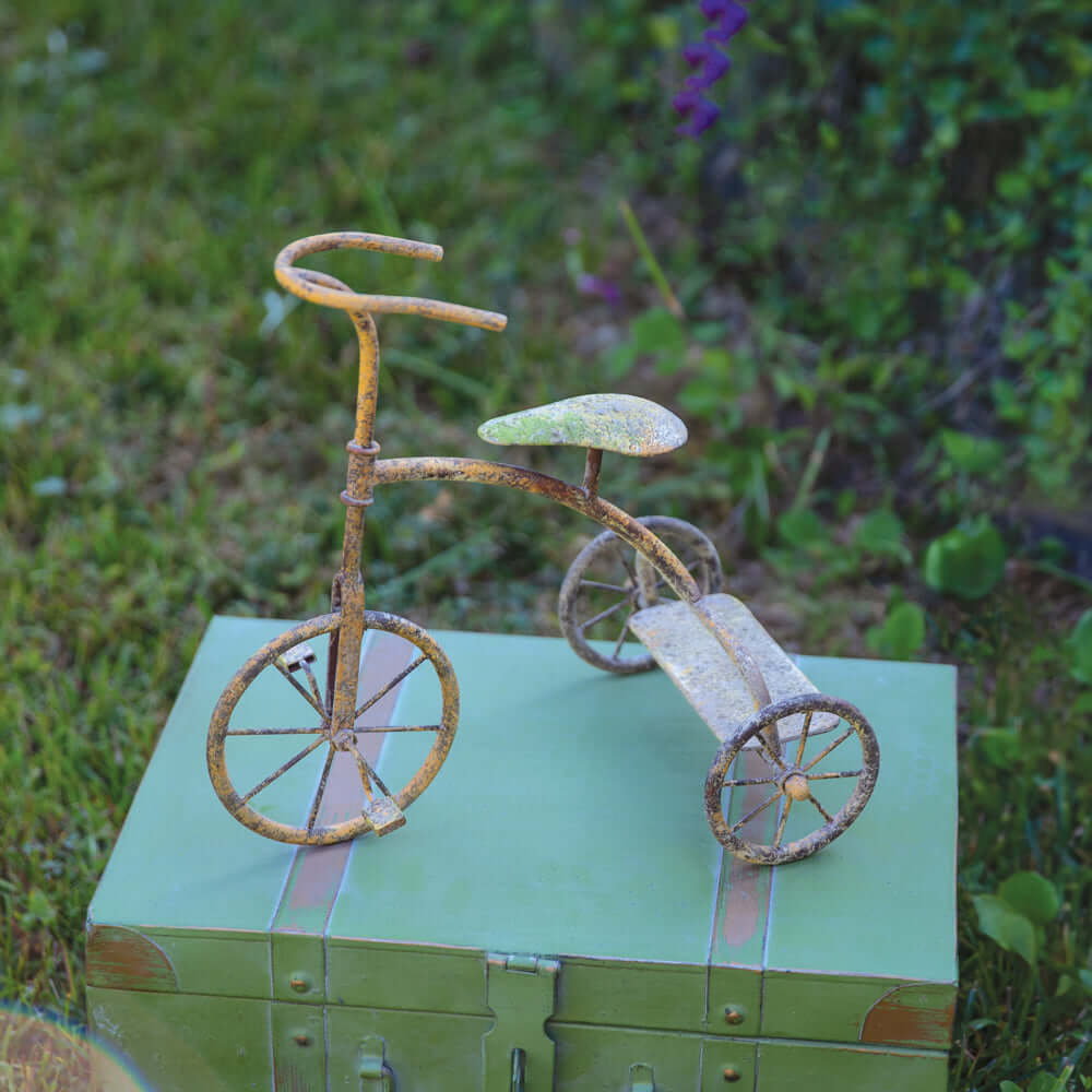 Vintage Weathered Decorative Toy Tricycle