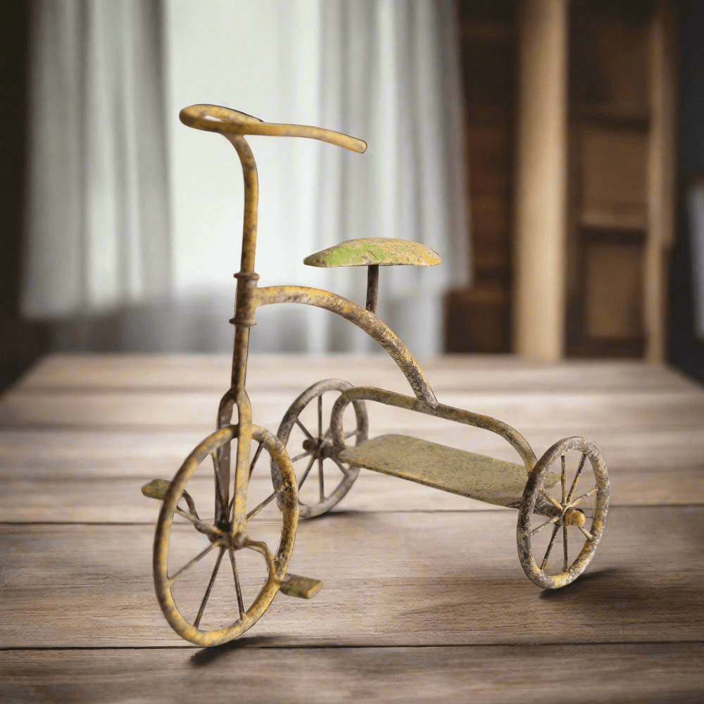 Vintage Weathered Decorative Toy Tricycle