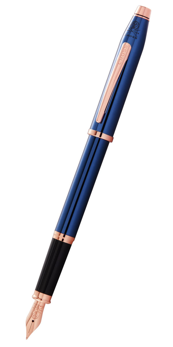 Century® II Translucent Cobalt Blue Lacquer Medium Nib Fountain Pen