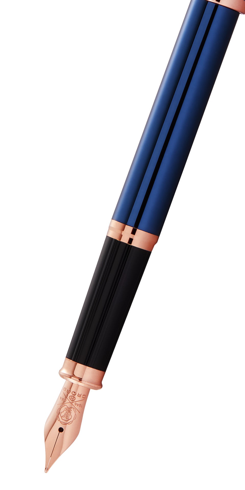 Century® II Translucent Cobalt Blue Lacquer Medium Nib Fountain Pen